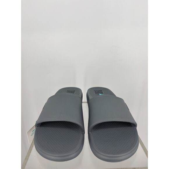 Mens REEF Oasis Waterproof Lightweight & Flexible Beach Slide Sandal Grey Sz 13 main image 4
